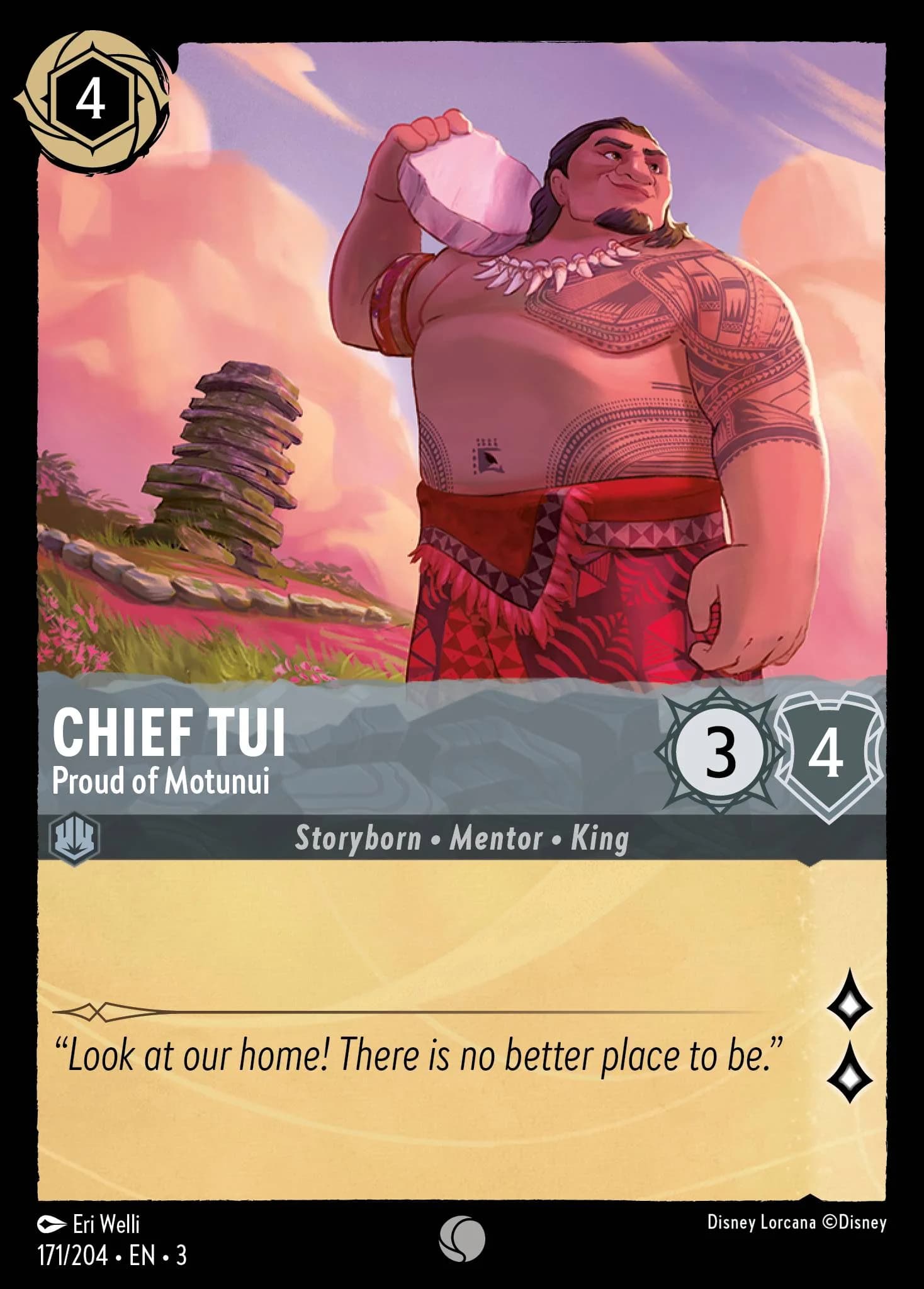 Chief Tui - Proud of Motunui 171/204 from Into the Inklands