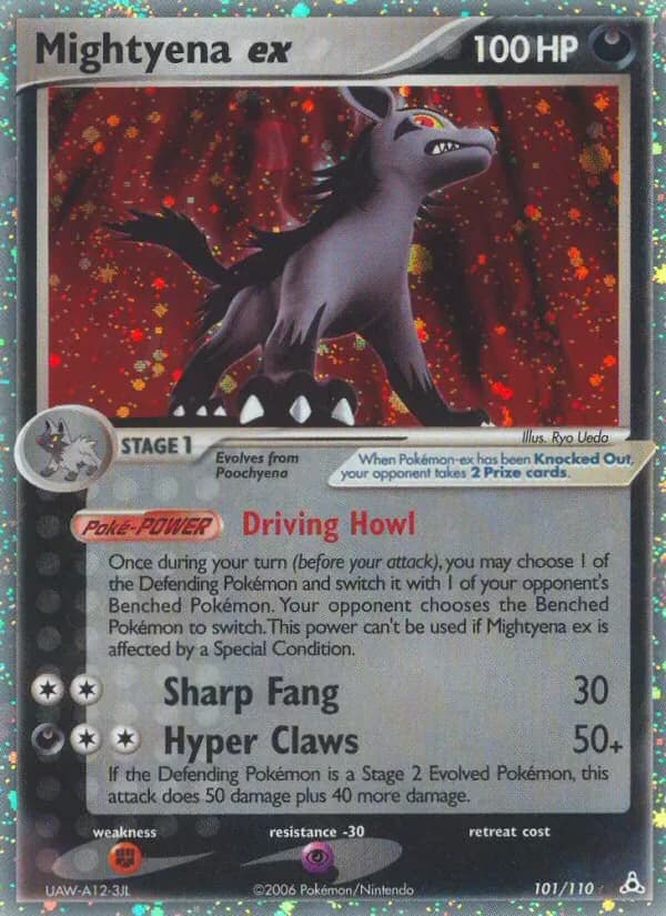 Mightyena ex 101/110 from EX Holon Phantoms