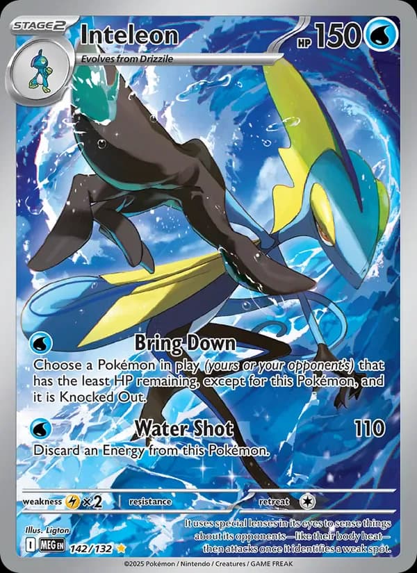 Inteleon 142/132 from Mega Evolution