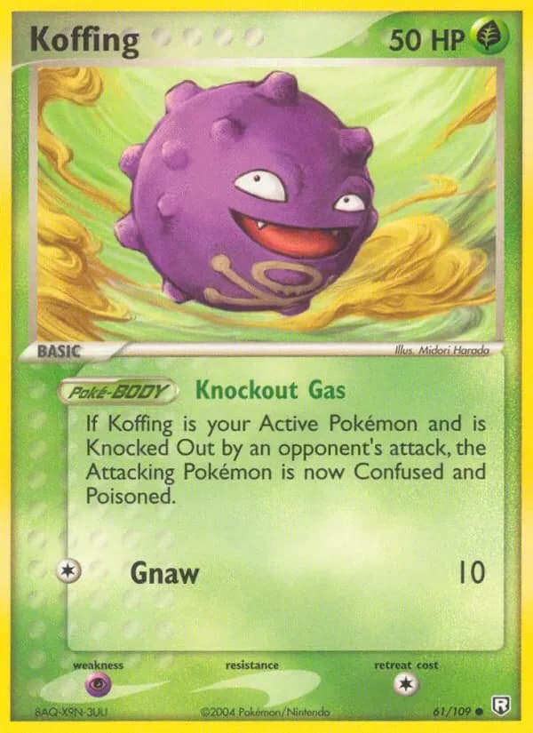 Koffing 61/109 from EX Team Rocket Returns