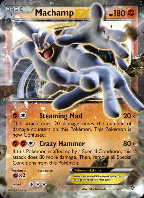 Machamp EX 37/98 from Ancient Origins