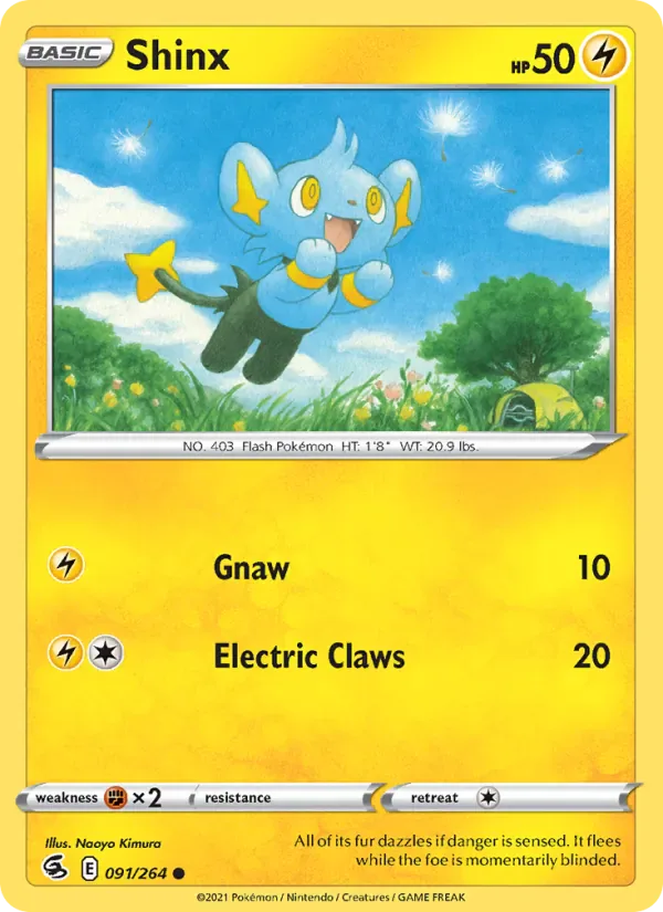 Shinx 91/264 from Fusion Strike