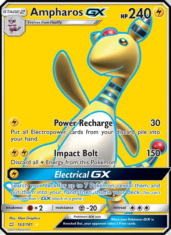 Ampharos GX 163/181 from Team Up