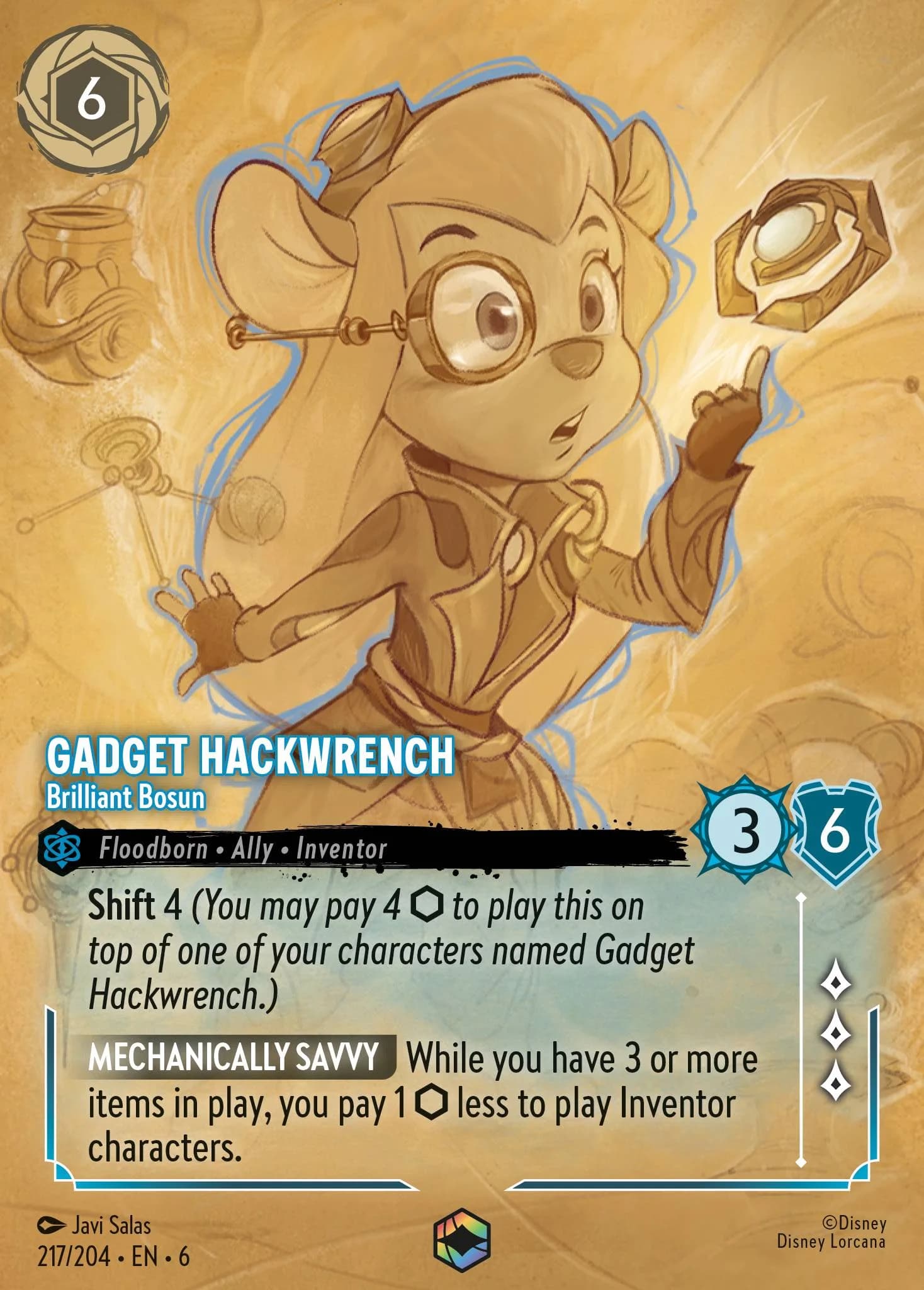 Gadget Hackwrench - Brilliant Bosun 217/204 from Azurite Sea