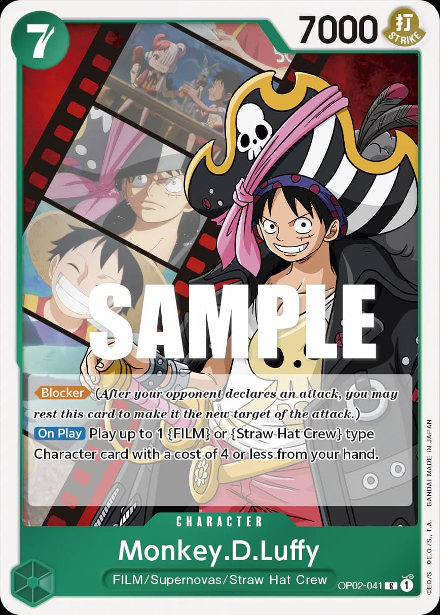 Monkey.D.Luffy OP02-041 Standard printing