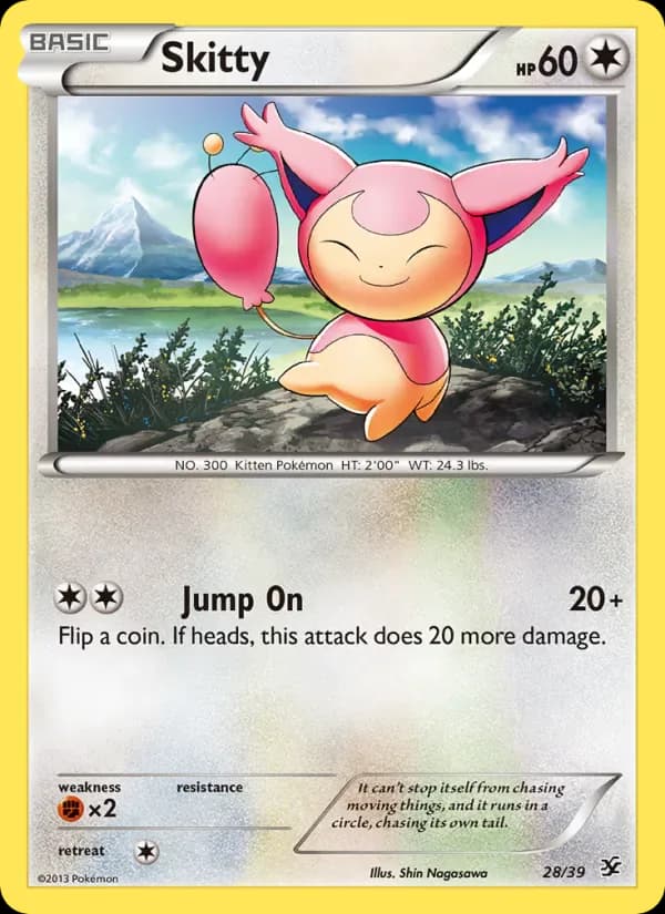 Skitty 28/39 from Kalos Starter Set