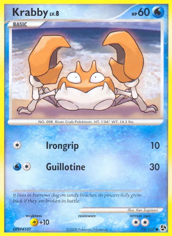 Krabby 75/106 from Great Encounters