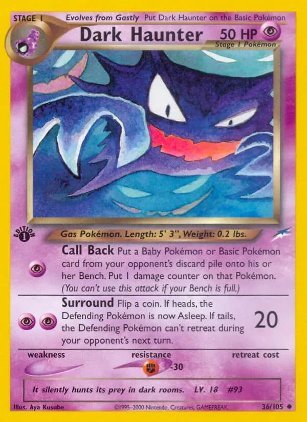 Dark Haunter 36/105 from Neo Destiny