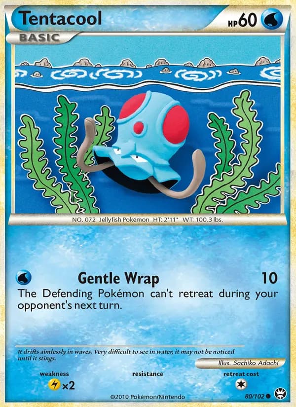 Tentacool 80/102 from Triumphant