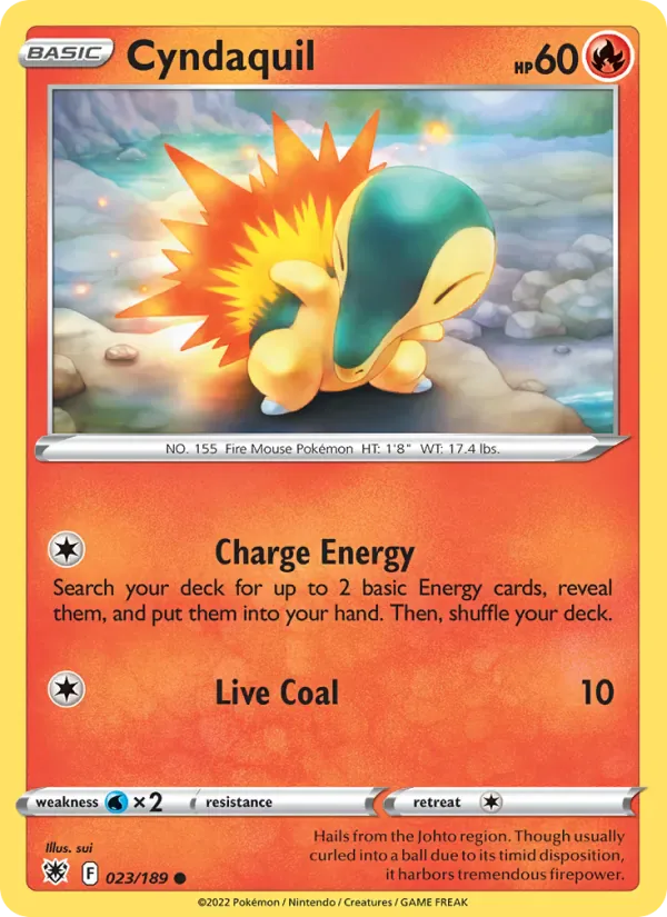 Cyndaquil 023/189 from Astral Radiance
