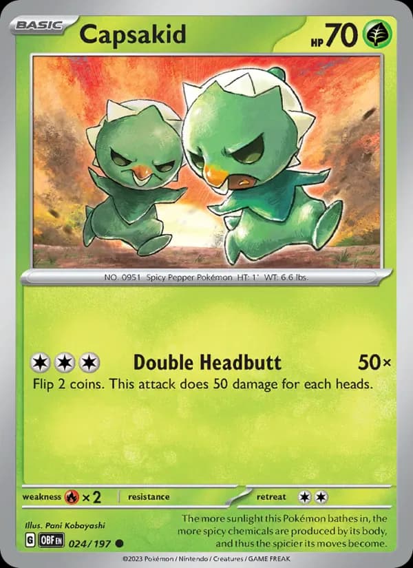 Capsakid 024/197 from Obsidian Flames
