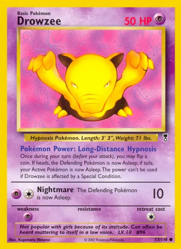 Drowzee 73/110 from Legendary Collection