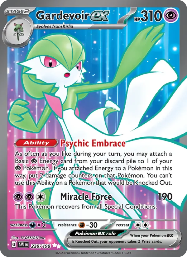 Gardevoir ex 228/198 from Scarlet & Violet Base Set