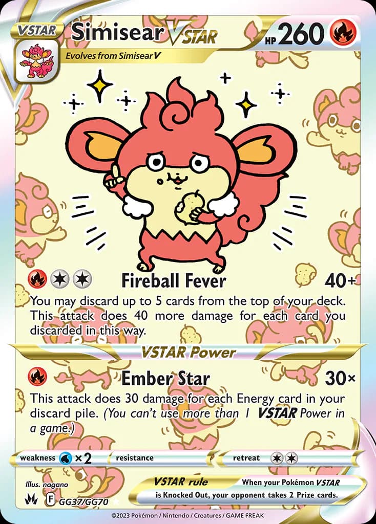 Simisear VSTAR GG37/GG70 from Crown Zenith