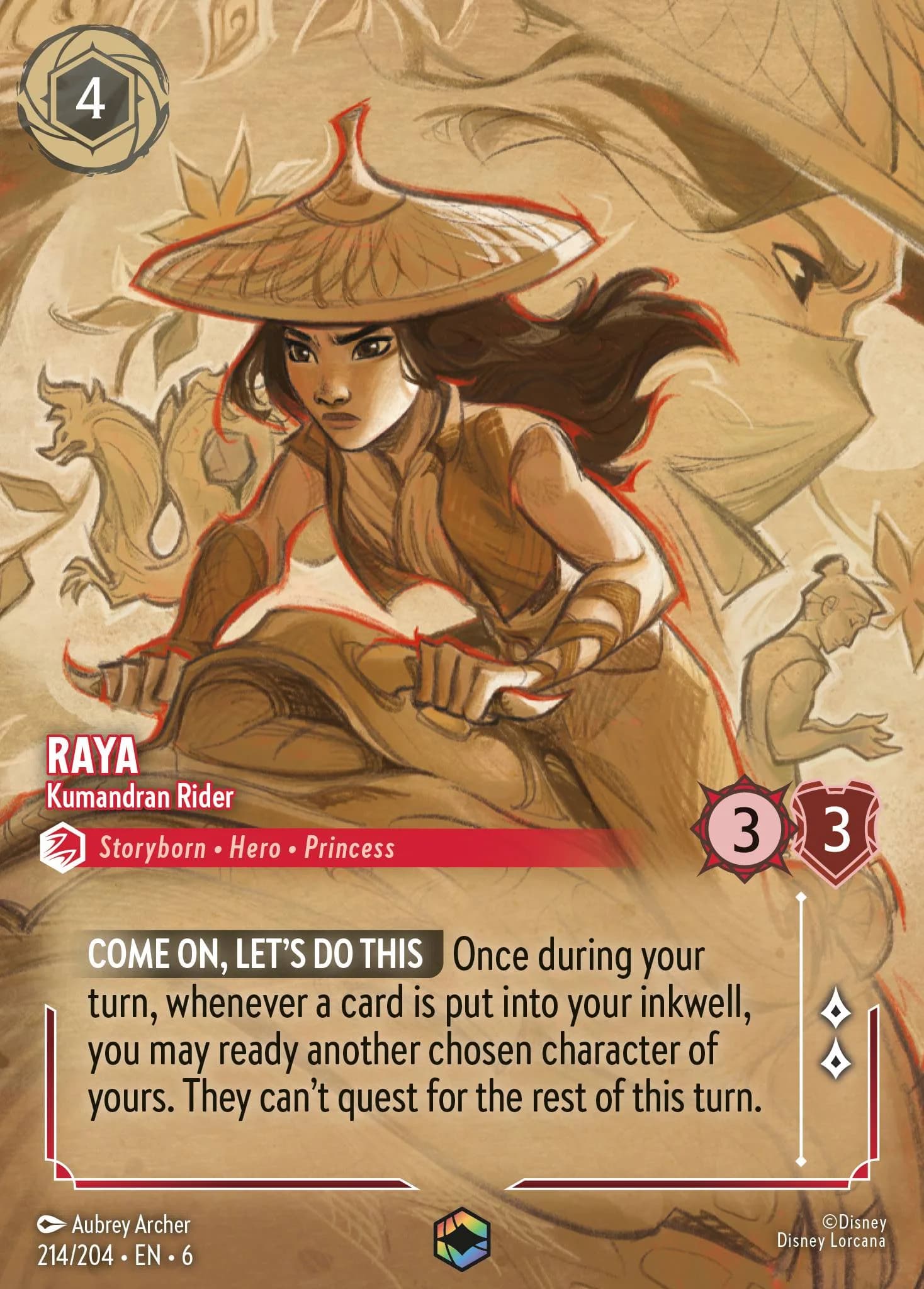 Raya - Kumandran Rider 214/204 from Azurite Sea