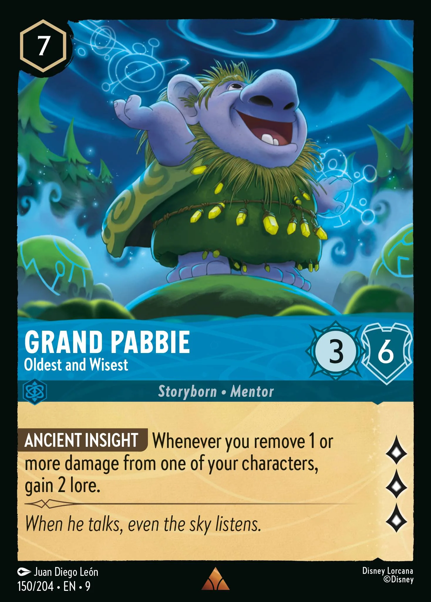 Grand Pabbie - Oldest and Wisest 150/204 from Fabled