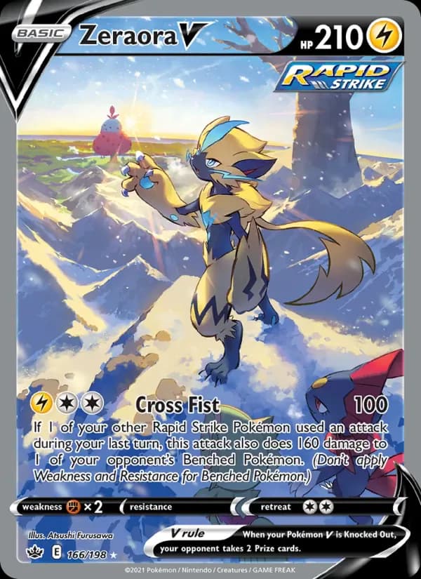 Zeraora V 166/198 from Chilling Reign