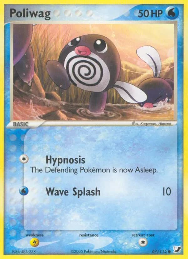 Poliwag 67/115 from EX Unseen Forces