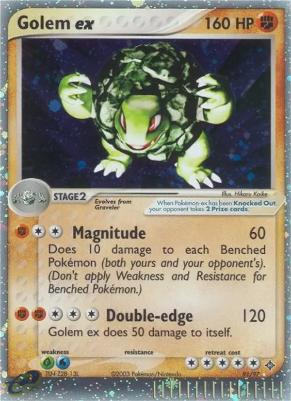 Golem ex 91/97 from EX Dragon