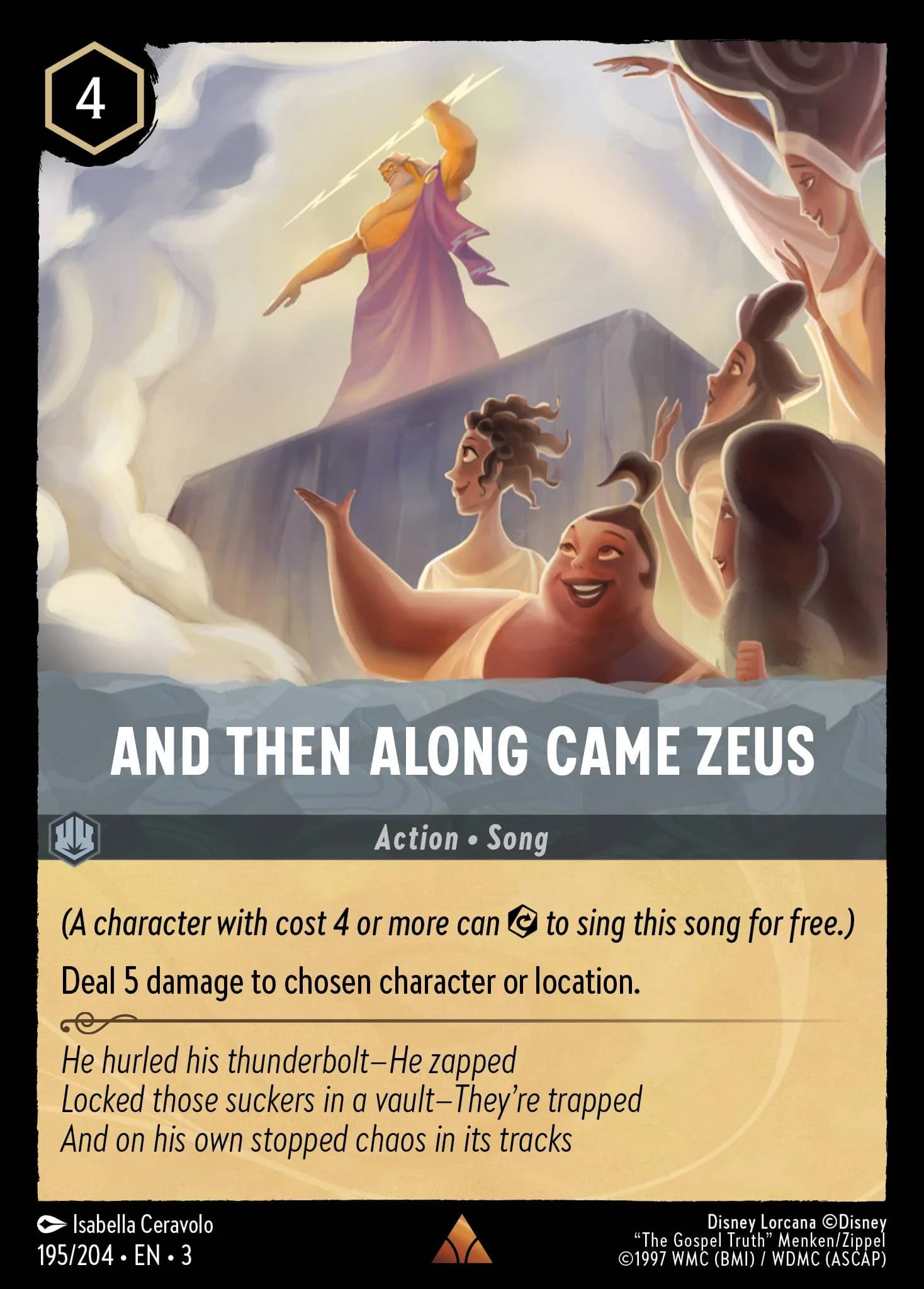 And Then Along Came Zeus 195/204 from Into the Inklands