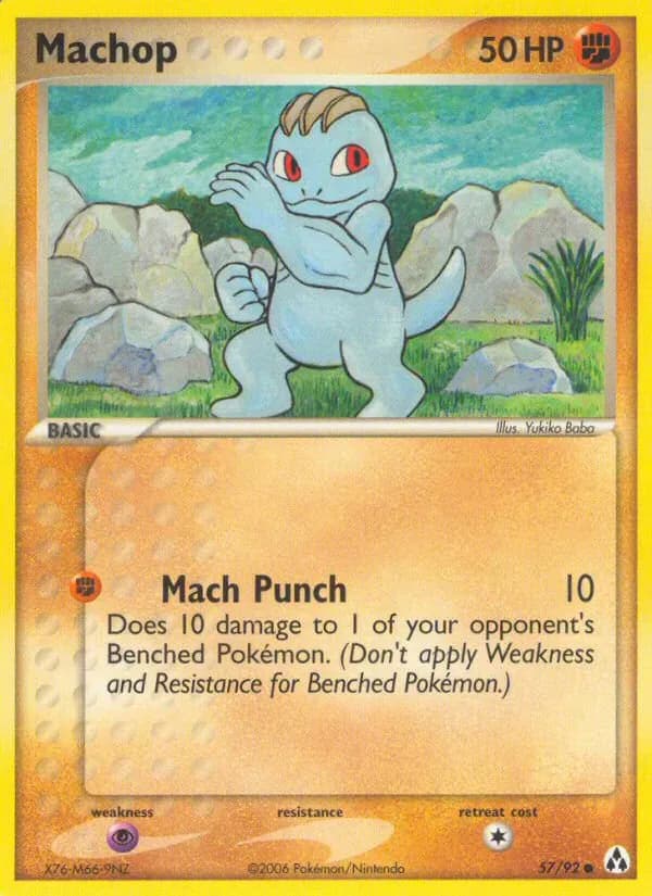 Machop 57/92 from EX Legend Maker
