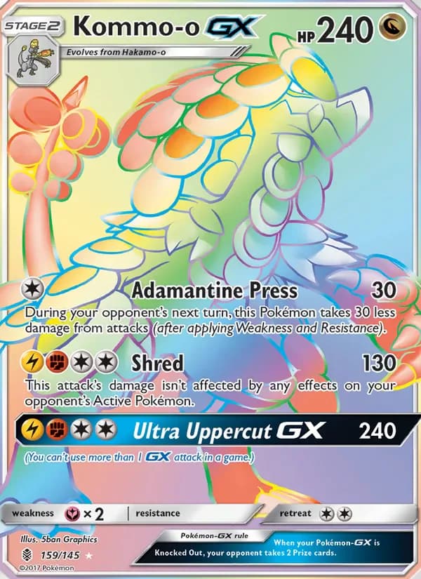 Kommo-o GX 159/145 from Guardians Rising