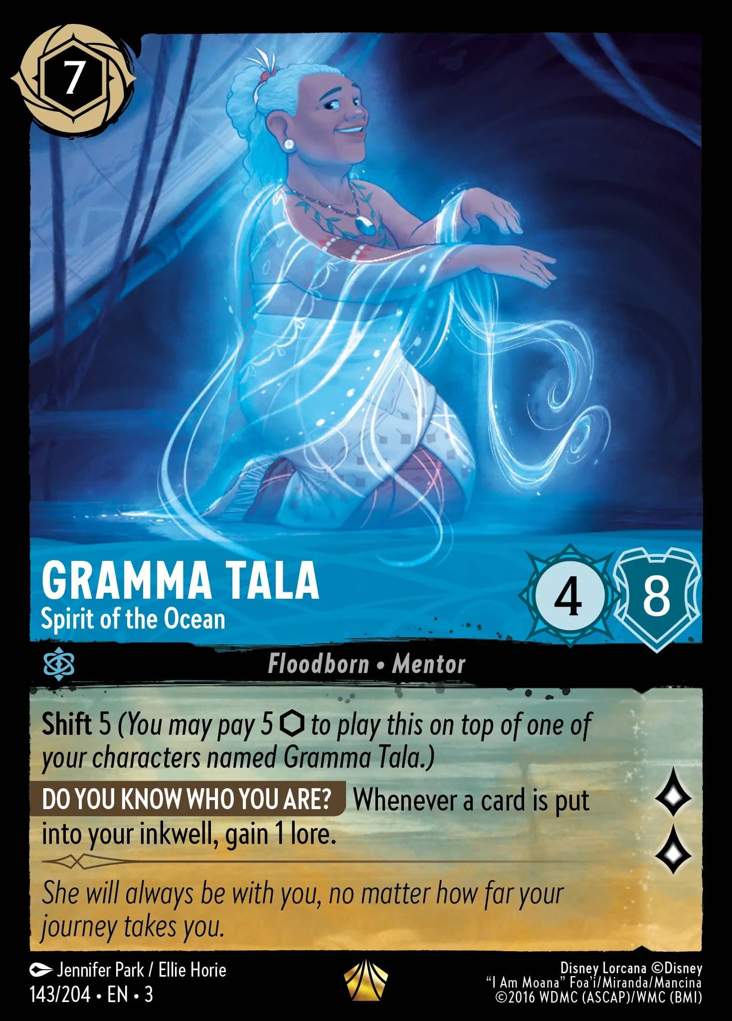 Gramma Tala - Spirit of the Ocean 143/204 from Into the Inklands