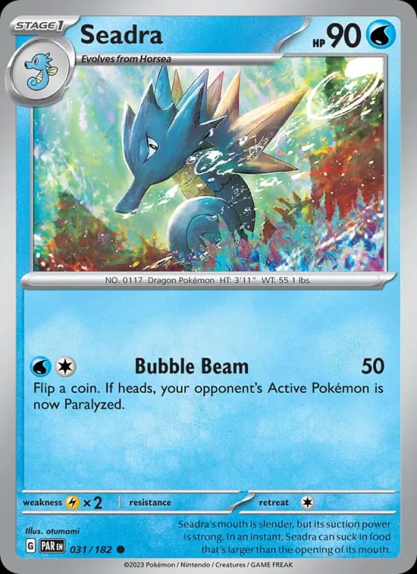 Seadra 031/182 from Paradox Rift