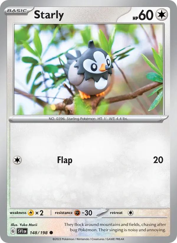 Starly 148/198 from Scarlet & Violet Base Set