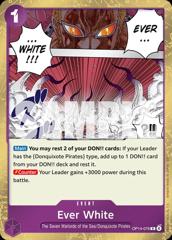 Ever White OP14-076 Standard printing