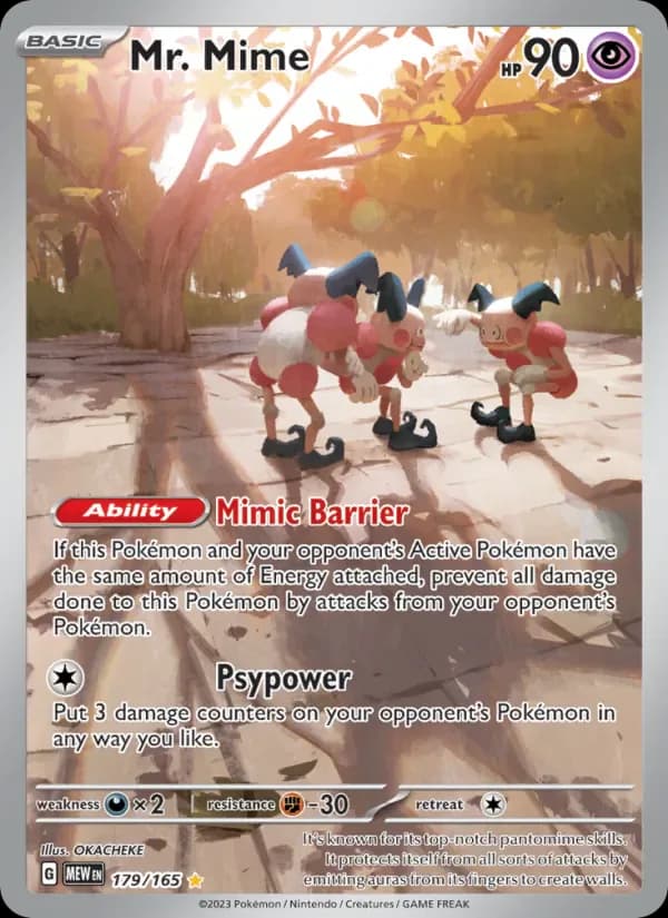 Mr. Mime 179/165 from Pokemon 151