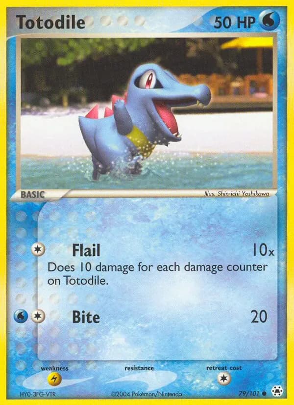 Totodile 79/101 from EX Hidden Legends