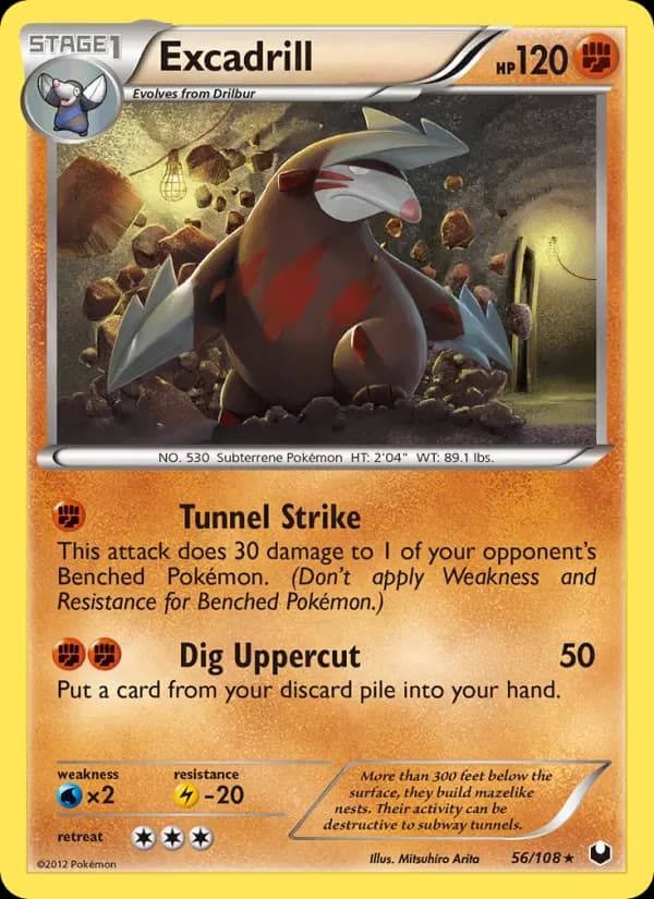 Excadrill 56/108 from Dark Explorers