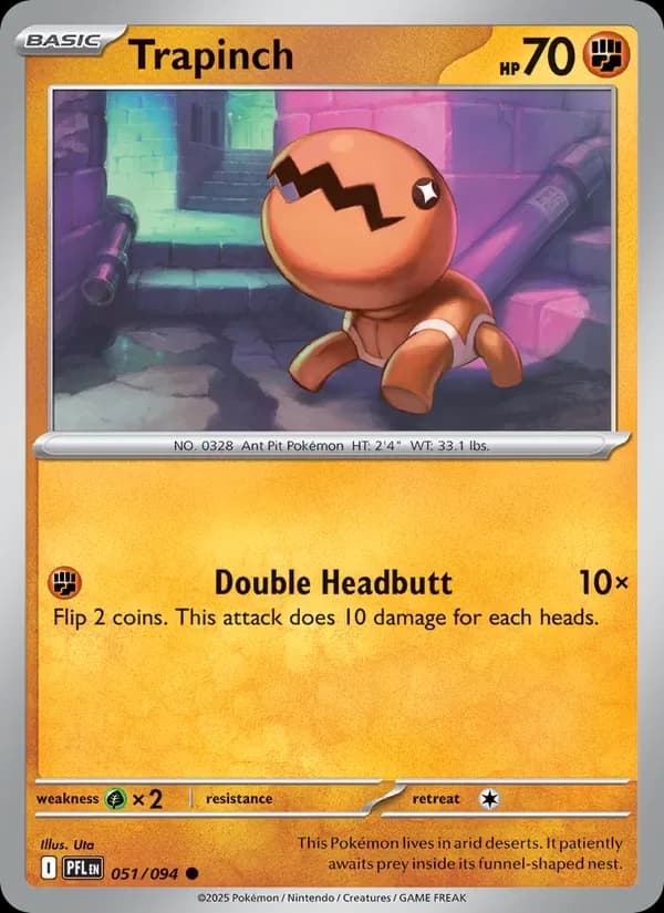 Trapinch 051/94 from Phantasmal Flames