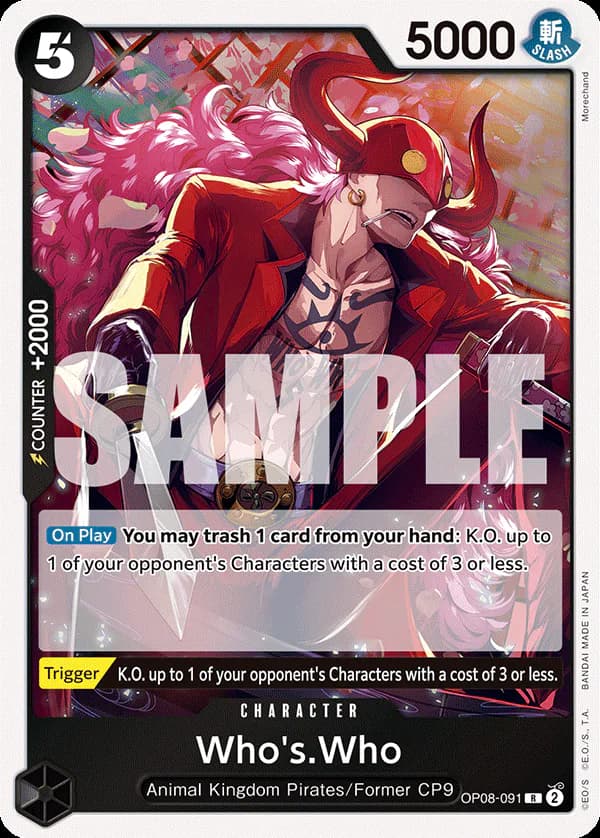 Who's.Who OP08-091 Standard printing