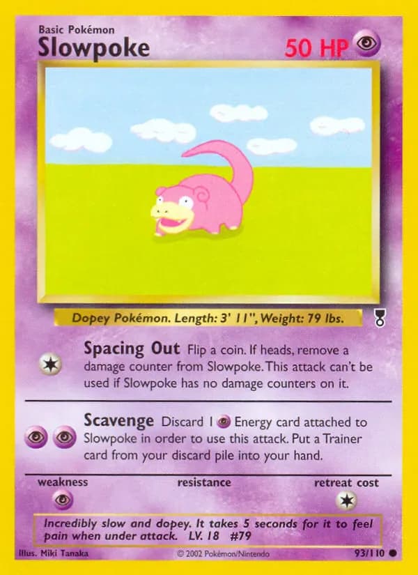 Slowpoke 93/110 from Legendary Collection