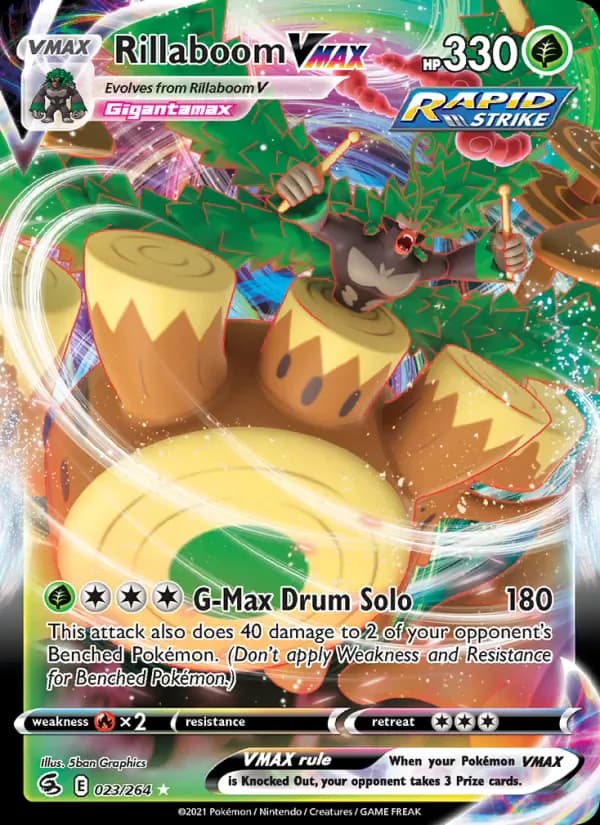 Rillaboom VMAX 23/264 from Fusion Strike