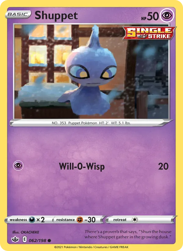 Shuppet 62/198 from Chilling Reign