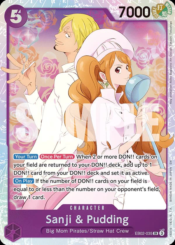 Sanji & Pudding EB02-035 Standard printing