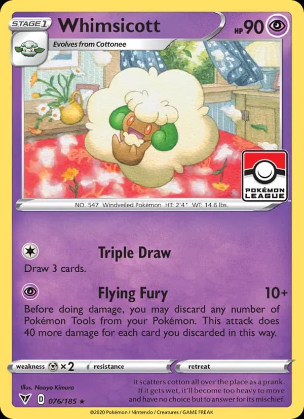 Whimsicott 76/185 from Vivid Voltage