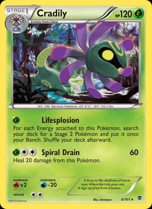 Cradily 4/101 from Plasma Blast