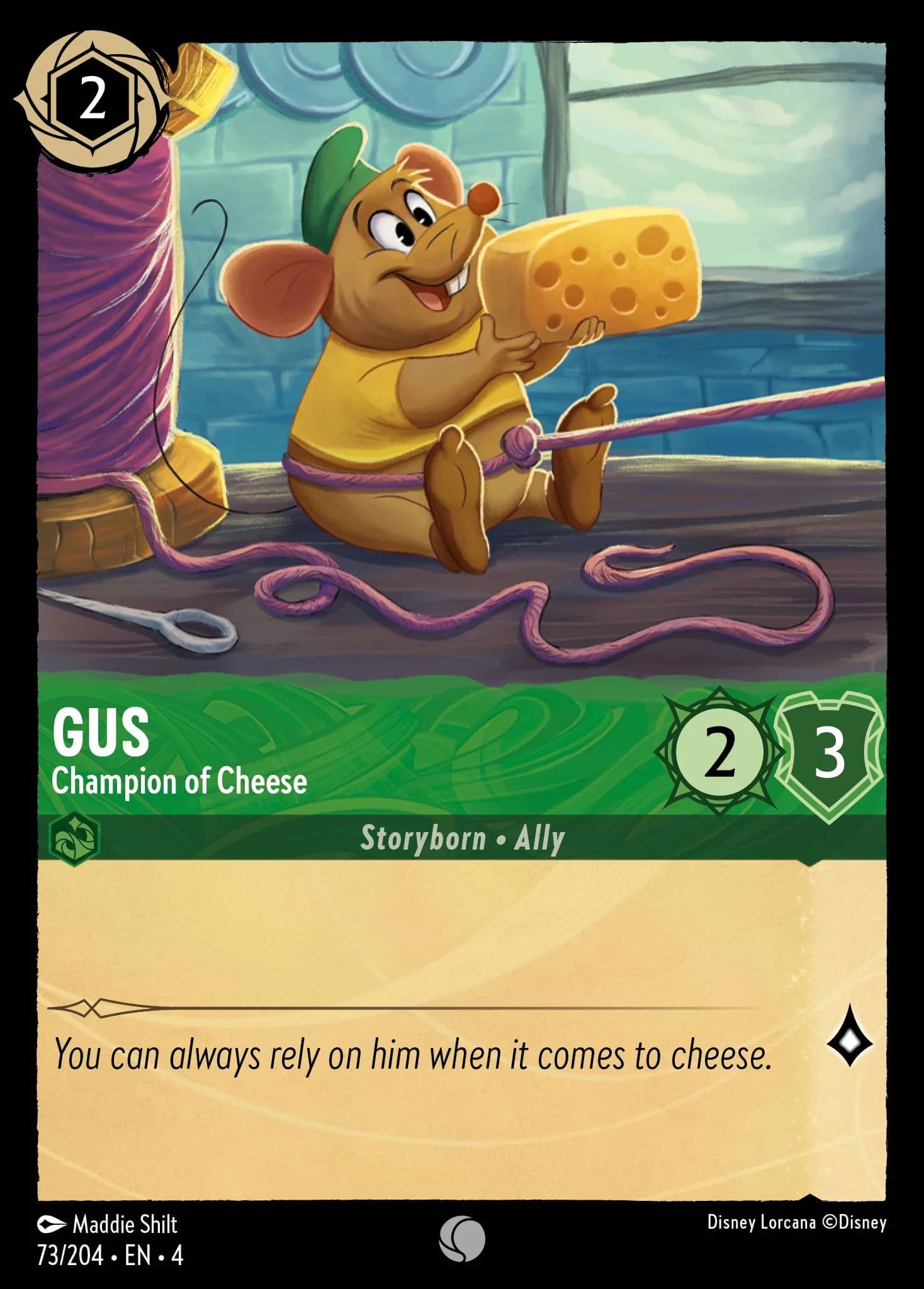 Gus - Champion of Cheese 73/204 from Ursula's Return