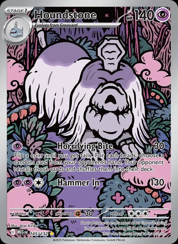 Houndstone 145/132 from Mega Evolution
