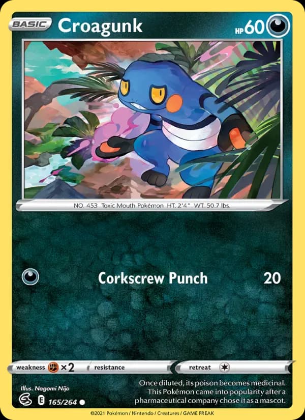 Croagunk 165/264 from Fusion Strike