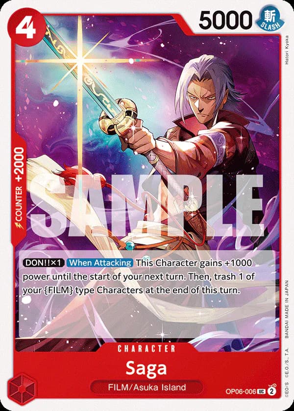 Saga OP06-006 Standard printing