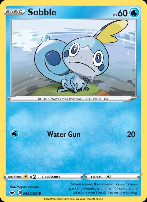 Sobble 54/202 from Sword & Shield