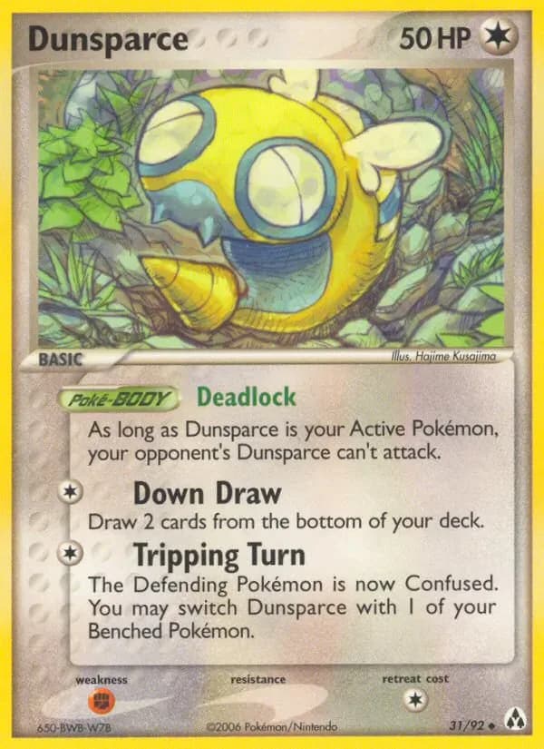 Dunsparce 31/92 from EX Legend Maker