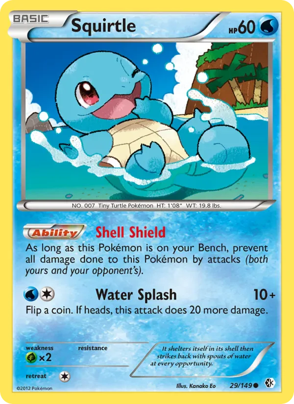 Squirtle 29/149 from Boundaries Crossed