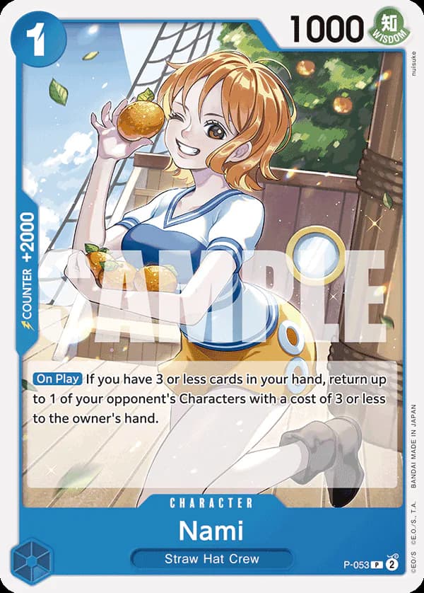 Nami P-053 Official alternate printing r1