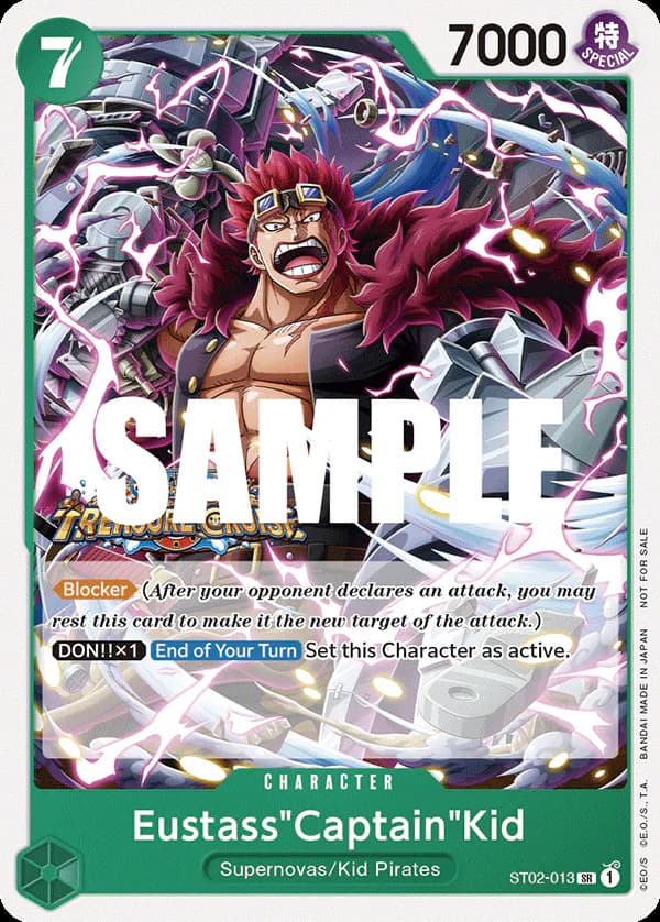 Eustass"Captain"Kid ST02-013 Official alternate printing 1